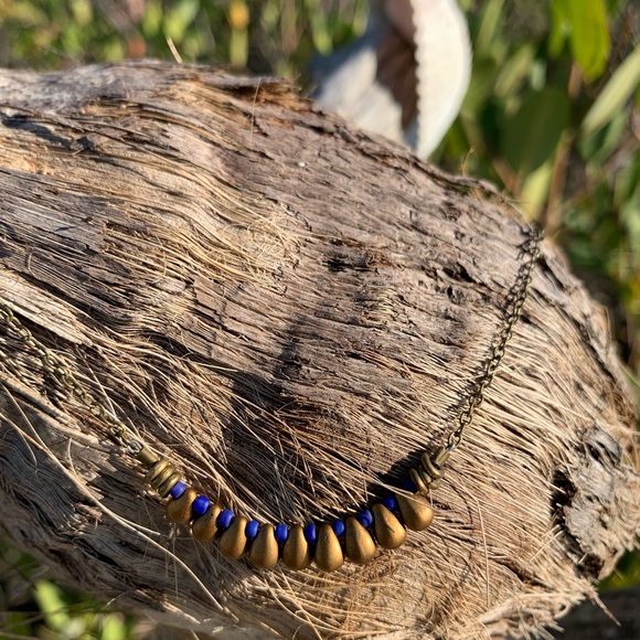 Recycled metals necklace - Picture 4 of 4